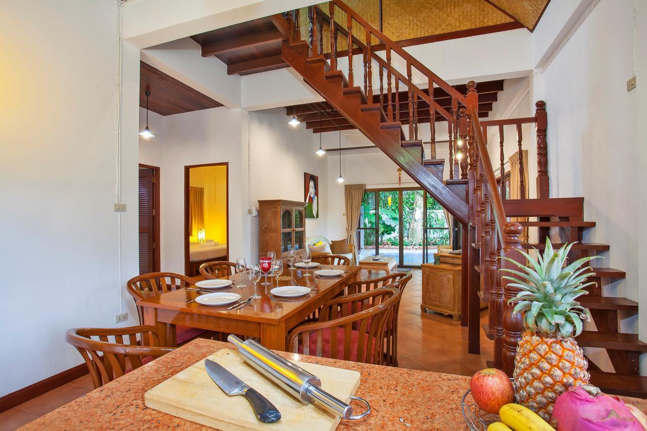 Traditional Thai Villa Nikkie In Tropical Nature, 4Br & Pool, Near Rawai Beach Nai Harn Exterior photo